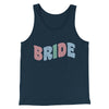 Bride Men/Unisex Tank Top Navy | Funny Shirt from Famous In Real Life