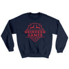 Reindeer Games Ugly Sweater Navy | Funny Shirt from Famous In Real Life