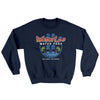 Waterloo Water Park, San Dimas Ugly Sweater Navy | Funny Shirt from Famous In Real Life