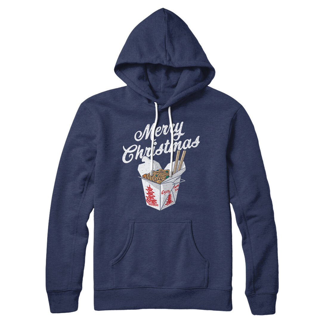 Merry Christmas Takeout Hoodie | Funny Shirt from Famous In Real Life