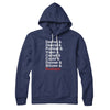 Reindeer Names Hoodie Navy | Funny Shirt from Famous In Real Life