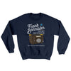 Frank Bannister Psychic Investigator Ugly Sweater Navy | Funny Shirt from Famous In Real Life