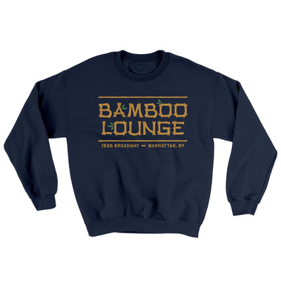 Bamboo Lounge Ugly Sweater Navy | Funny Shirt from Famous In Real Life