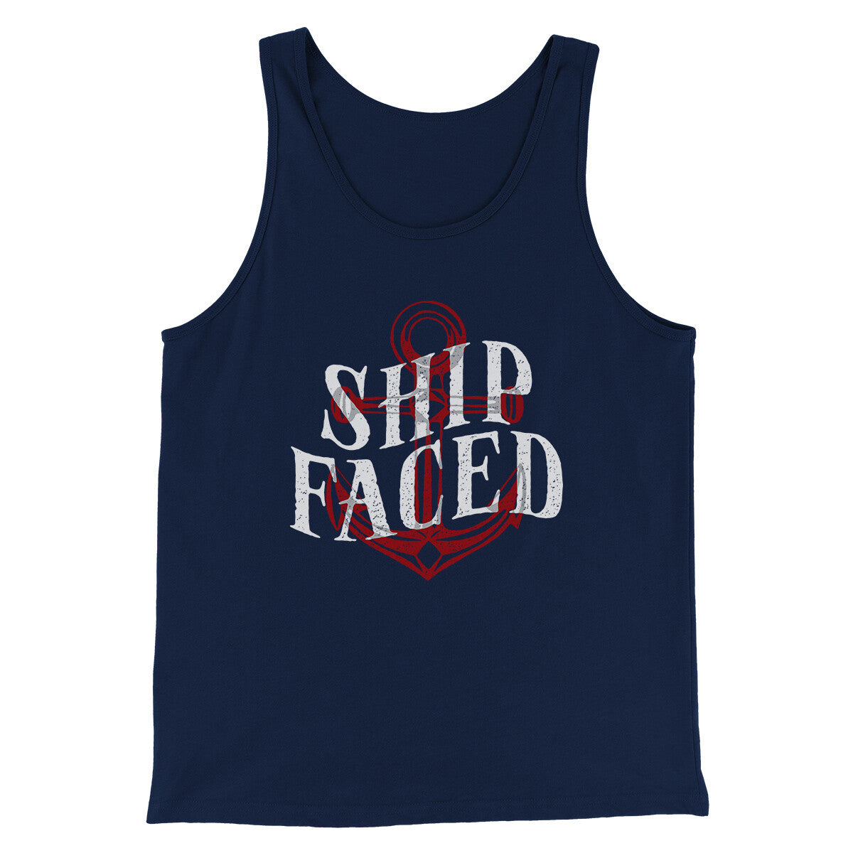 Ship Faced Men/Unisex Tank Top | Funny Shirt from Famous In Real Life