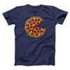Pizza Slice Couple's Shirt Men/Unisex T-Shirt Navy | Funny Shirt from Famous In Real Life