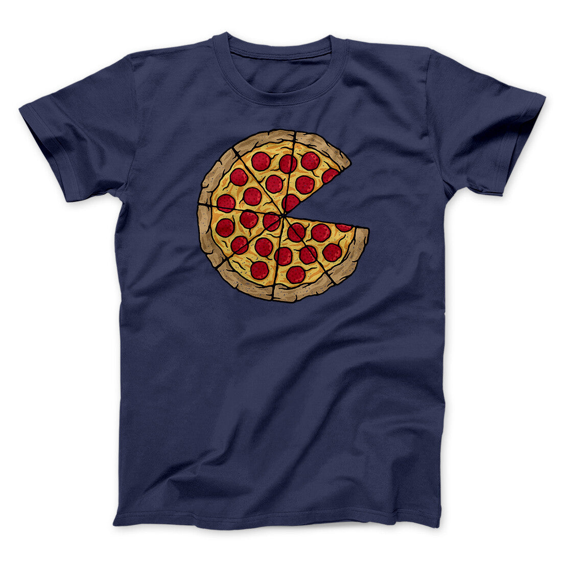Pizza Slice Couple's Shirt Men/Unisex T-Shirt | Funny Shirt from Famous In Real Life