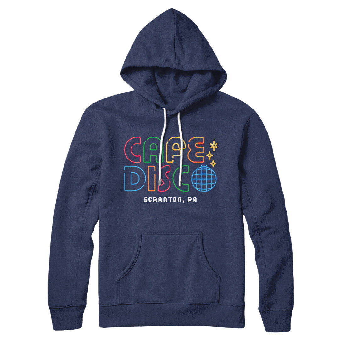 Cafe Disco Hoodie | Funny Shirt from Famous In Real Life