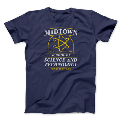 Midtown School Of Science And Technology Men/Unisex T-Shirt Navy | Funny Shirt from Famous In Real Life