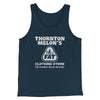 Thornton Melon's Tall And Fat Funny Movie Men/Unisex Tank Top Navy | Funny Shirt from Famous In Real Life