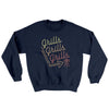 Grills Grills Grills Ugly Sweater Navy | Funny Shirt from Famous In Real Life