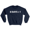 8 Days > 1 Ugly Sweater Navy | Funny Shirt from Famous In Real Life