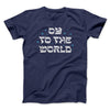 Oy To The World Men/Unisex T-Shirt Navy | Funny Shirt from Famous In Real Life