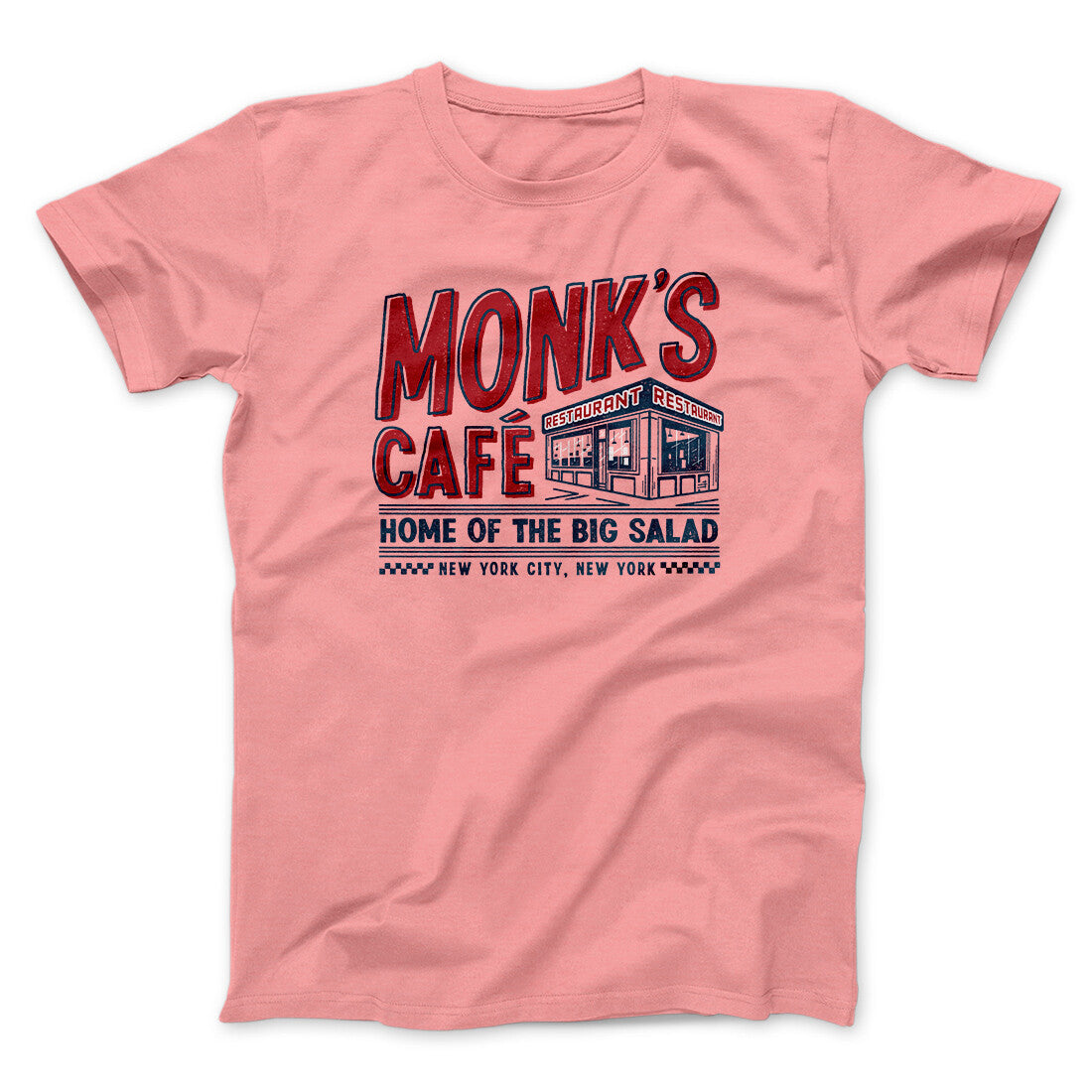 Monk's Cafe Men/Unisex T-Shirt | Funny Shirt from Famous In Real Life