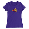 Pizza Slice Couple's Shirt Women's T-Shirt Purple Rush | Funny Shirt from Famous In Real Life