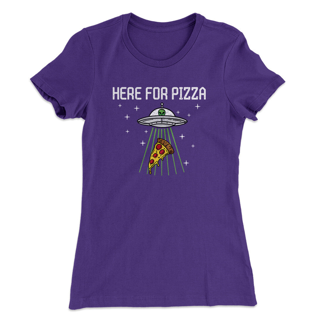 Here For The Pizza Women's T-Shirt | Funny Shirt from Famous In Real Life