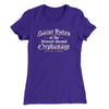 Saint Helen Of The Blessed Shroud Orphanage Women's T-Shirt Purple Rush | Funny Shirt from Famous In Real Life