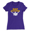 Nap Champ Funny Thanksgiving Women's T-Shirt Purple Rush | Funny Shirt from Famous In Real Life