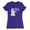 Boo - Ghost Women's T-Shirt Purple Rush | Funny Shirt from Famous In Real Life