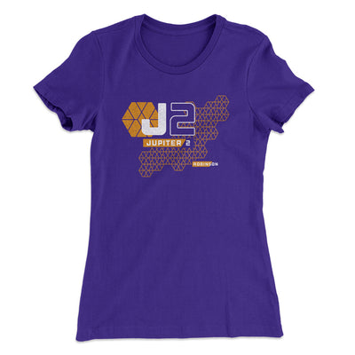 Robinson Jupiter 2 Crew Women's T-Shirt Purple Rush | Funny Shirt from Famous In Real Life