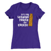 It's The Leaning Tower Of Cheeza Women's T-Shirt Purple Rush | Funny Shirt from Famous In Real Life