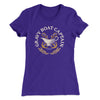 Gravy Boat Captain Funny Thanksgiving Women's T-Shirt Purple Rush | Funny Shirt from Famous In Real Life