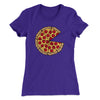 Pizza Slice Couple's Shirt Women's T-Shirt Purple Rush | Funny Shirt from Famous In Real Life