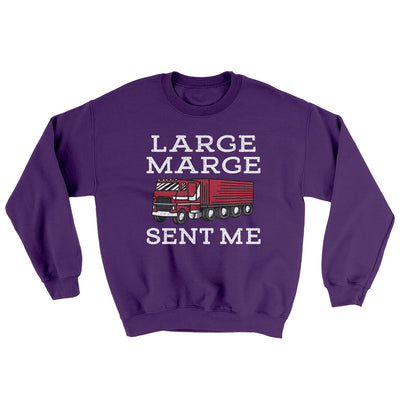 Large Marge Sent Me Ugly Sweater Purple | Funny Shirt from Famous In Real Life