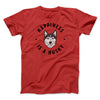 Happiness Is A Husky Men/Unisex T-Shirt Red | Funny Shirt from Famous In Real Life