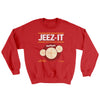 Jeez-Its Ugly Sweater Red | Funny Shirt from Famous In Real Life