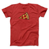 Pizza Slice Couple's Shirt Men/Unisex T-Shirt Red | Funny Shirt from Famous In Real Life