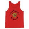 Happiness Is A Retriever Men/Unisex Tank Top Red | Funny Shirt from Famous In Real Life