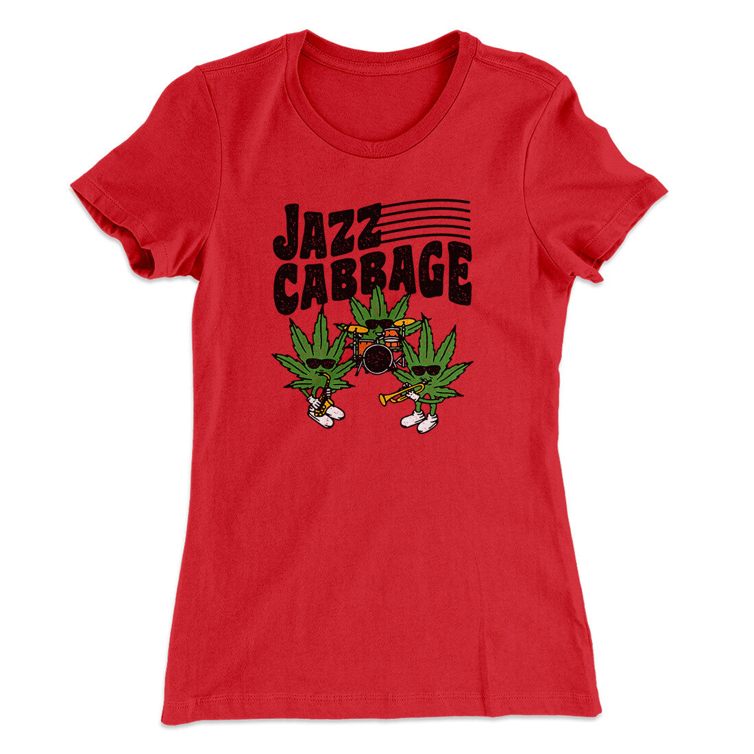 Jazz Cabbage Funny Women's T-Shirt | Funny Shirt from Famous In Real Life