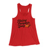 Feeling Pumpkin Spicy Women's Flowey Racerback Tank Top Red | Funny Shirt from Famous In Real Life