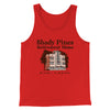 Shady Pines Retirement Home Men/Unisex Tank Top Red | Funny Shirt from Famous In Real Life