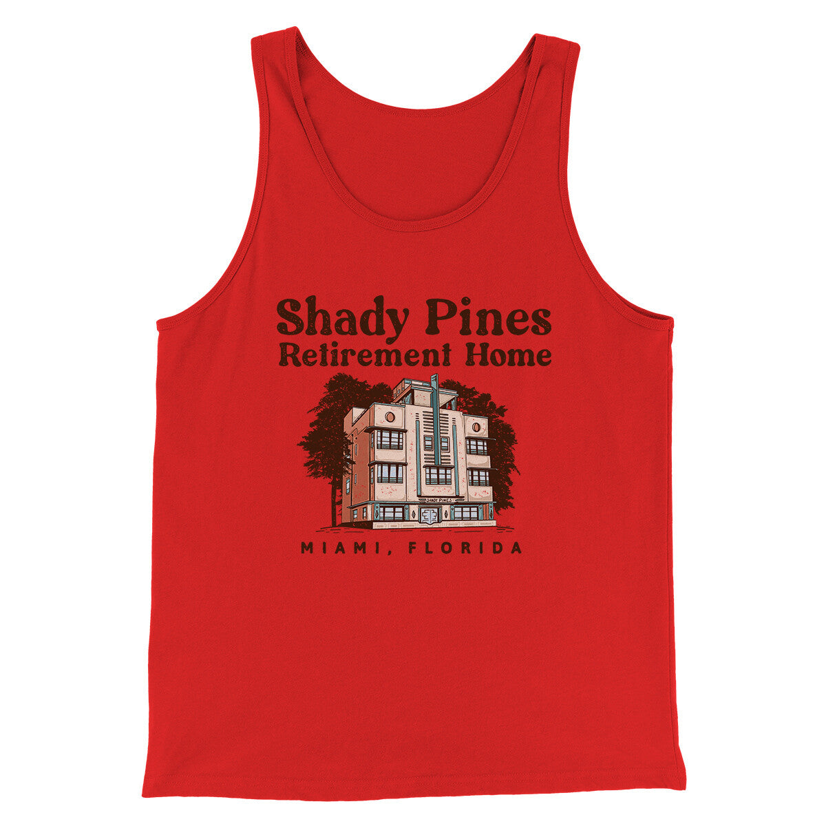 Shady Pines Retirement Home Men/Unisex Tank Top | Funny Shirt from Famous In Real Life