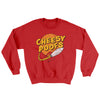 Cheesy Poofs Ugly Sweater Red | Funny Shirt from Famous In Real Life