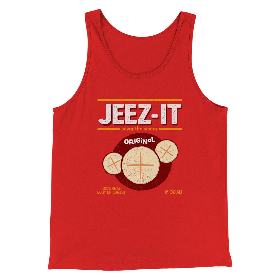 Jeez-Its Men/Unisex Tank Top | Funny Shirt from Famous In Real Life