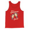 Full Of Christmas Spirit Men/Unisex Tank Top Red | Funny Shirt from Famous In Real Life