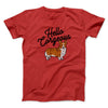 Hello Corgeous Men/Unisex T-Shirt Red | Funny Shirt from Famous In Real Life
