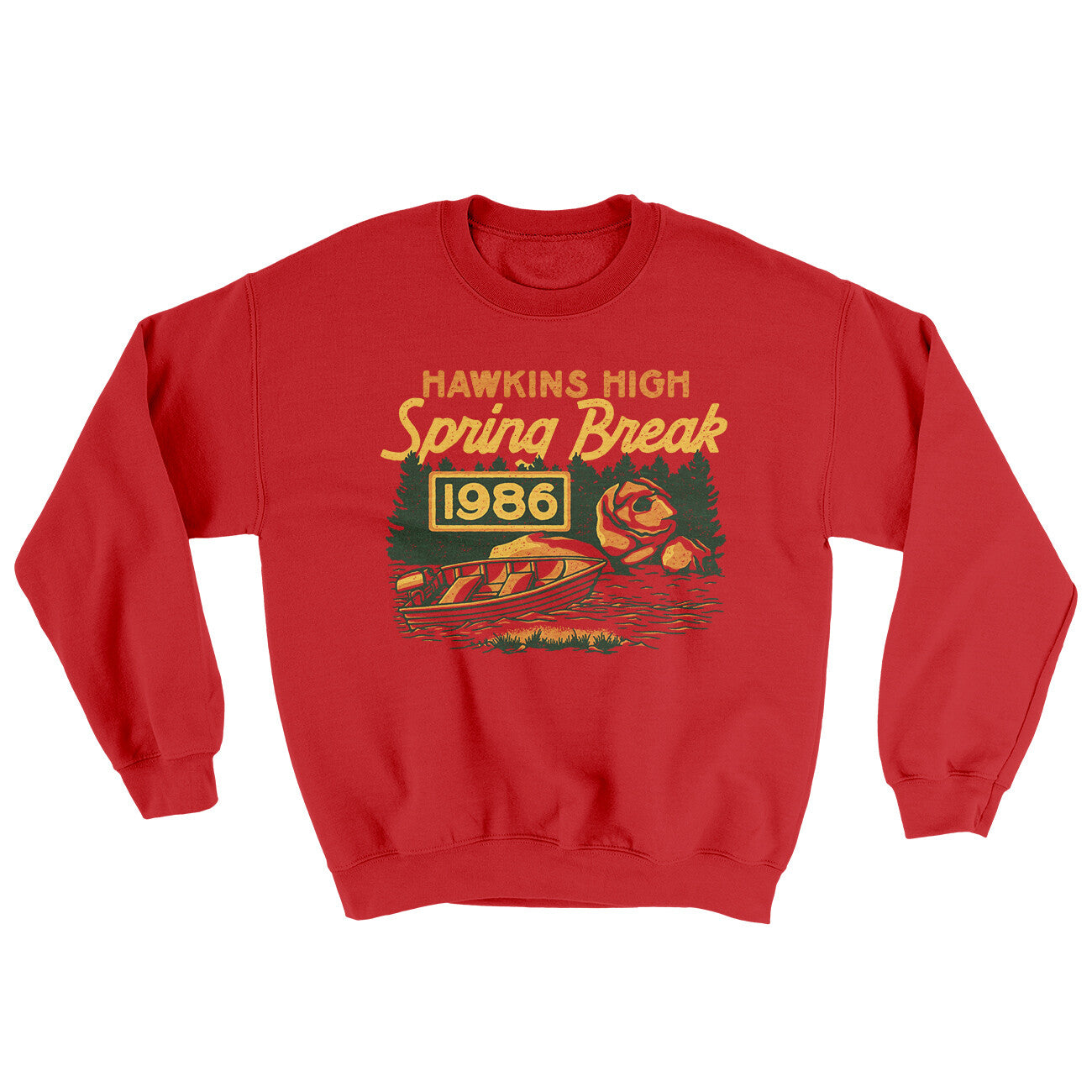 Hawkins Spring Break 1986 Ugly Sweater | Funny Shirt from Famous In Real Life