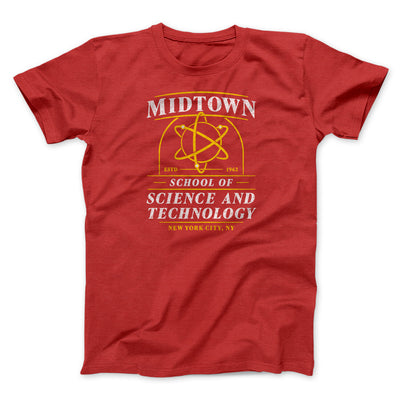 Midtown School Of Science And Technology Men/Unisex T-Shirt Red | Funny Shirt from Famous In Real Life