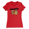 Soulmates Pineapple & Pizza Women's T-Shirt Red | Funny Shirt from Famous In Real Life