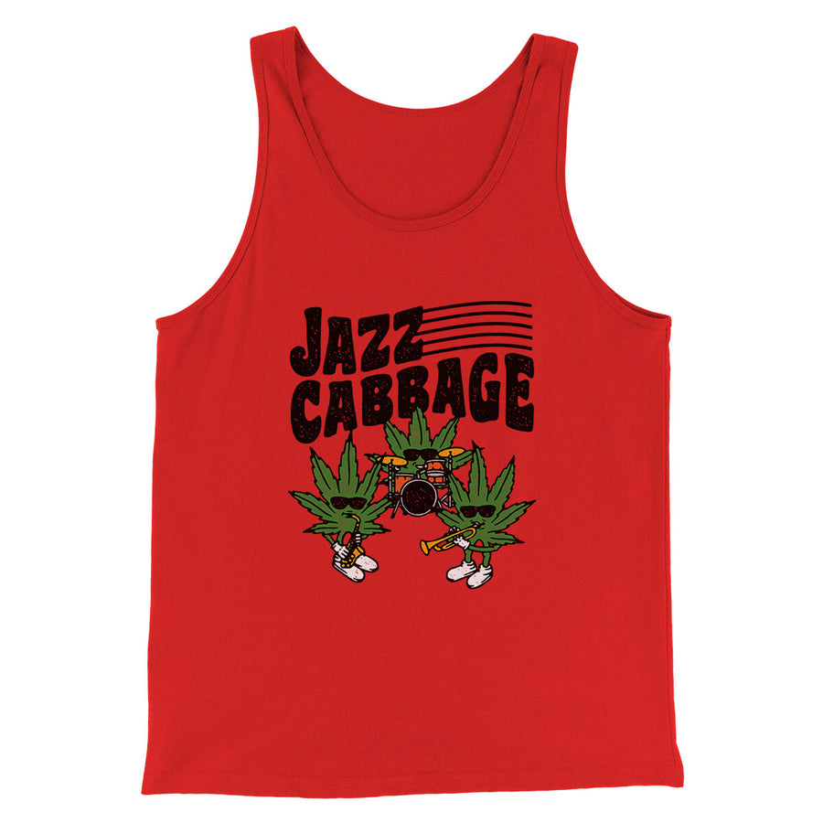 Jazz Cabbage Funny Men/Unisex Tank Top | Funny Shirt from Famous In Real Life