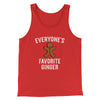 Everyone’s Favorite Ginger Men/Unisex Tank Top Red | Funny Shirt from Famous In Real Life