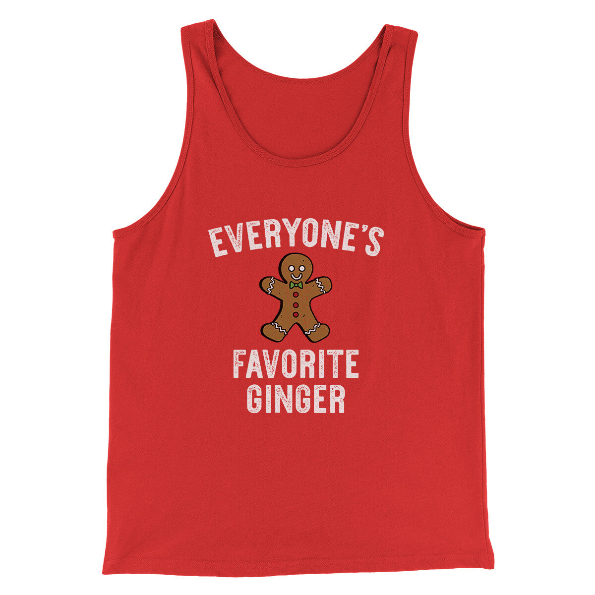 Everyone’s Favorite Ginger Men/Unisex Tank Top Red | Funny Shirt from Famous In Real Life