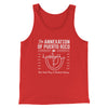 The Annexation Of Puerto Rico Funny Movie Men/Unisex Tank Top Red | Funny Shirt from Famous In Real Life