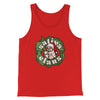 Sativa Claus Men/Unisex Tank Top Red | Funny Shirt from Famous In Real Life