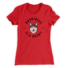 Happiness Is A Husky Women's T-Shirt Red | Funny Shirt from Famous In Real Life