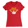Nap Champ Funny Thanksgiving Women's T-Shirt Red | Funny Shirt from Famous In Real Life