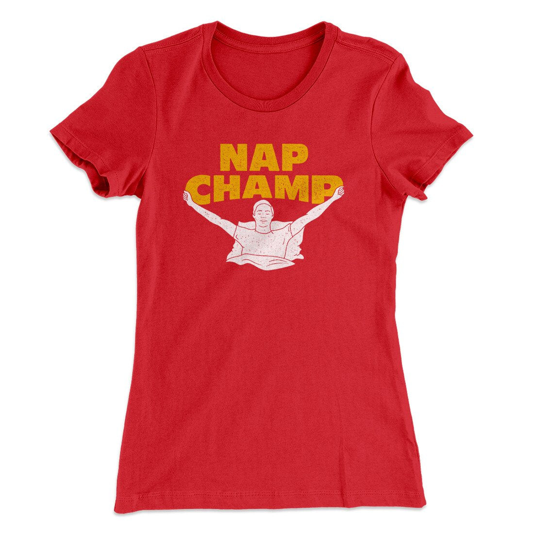 Nap Champ Funny Thanksgiving Women's T-Shirt | Funny Shirt from Famous In Real Life